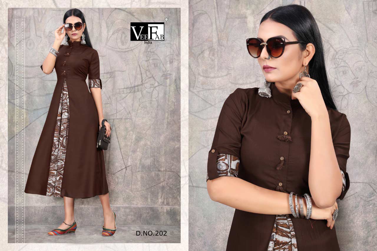 Vee Fab Crackles Vol-2 Rayon Dyed Wholesale Kurti Vee Fab Crackles Vol-2 Rayon Dyed Wholesale Kurti